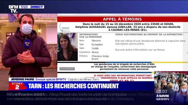 Tarn: les recherches pour retrouver Delphine Jubillard se poursuivent
