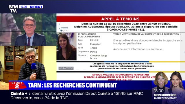 Disparition de Delphine Jubillard: le maire de Cagnac-les-Mines se dit très inquiet