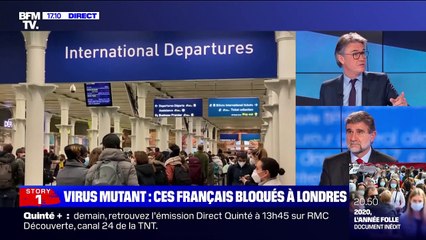 Story 1 : "Ces Français bloqués" à Londres à cause du virus mutant - 21/12