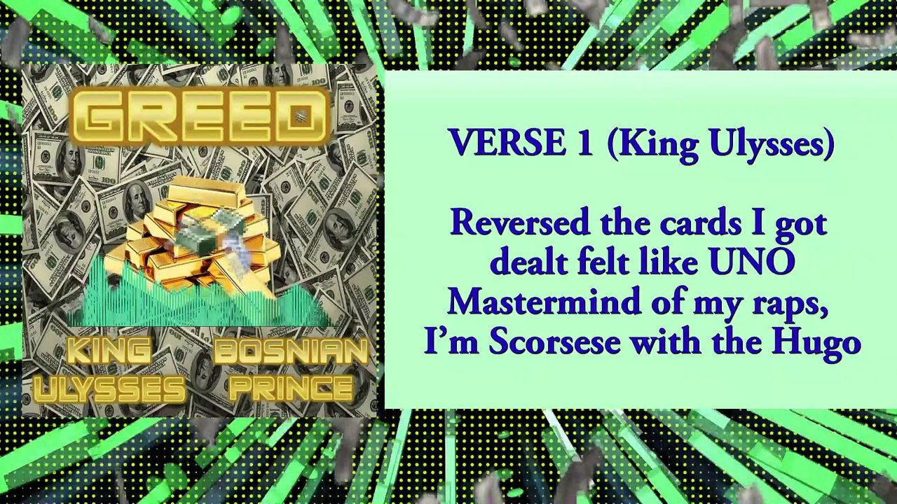 3. Greed (Lyric Video)