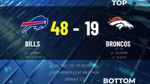 Bills @ Broncos Game Recap for SAT, DEC 19 - 05:30 PM ET EST