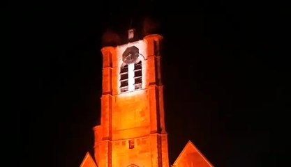 Pecq illumination eglise 21.12.2020