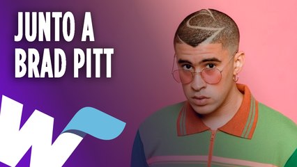 Bad Bunny grabará junto a Brad Pitt