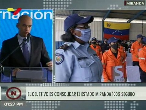 Egresan de UNES 473 funcionarios de PNB, bomberos y Protección Civil que laborarán en Miranda