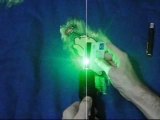 Hulk portable green laser - intro with burning & beam shots