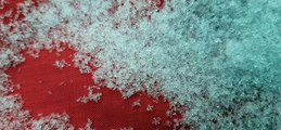 Le manteau neigeux : grains à faces planes sans cohésion (zoom)