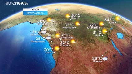 Télécharger la video: Africanews weather Africa today 22/12/2020