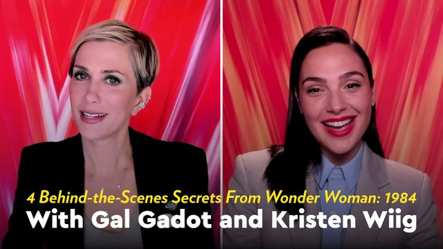 Watch Gal Gadot and Kristen Wiig Share Behind-the-Scenes Secrets From Wonder Woman: 1984