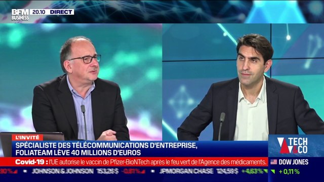 Bruno David (Foliateam) : Spécialiste des télécommunications d'entreprise, Foliateam lève 40 millions d'euros - 21/12