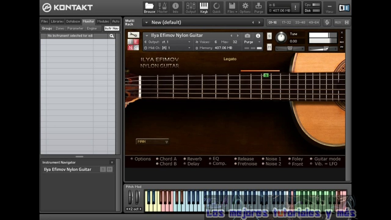 Samples Kontakt - Nylon Guitar - ILYA Efimov Tutorial by los mejores tutoriales y mas