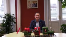 Bezirksvorsteher Georg Papai (Wien Floridsdorf) wünscht Frohe Weihnachten und einen guten Ruscht ins Jahr 2021