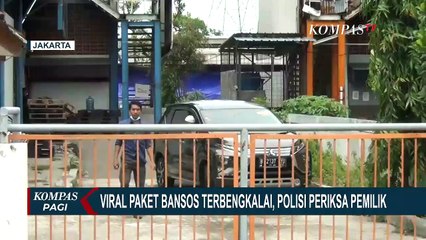 Viral! Paket Bansos Terbengkalai, Polisi Periksa Pemilik