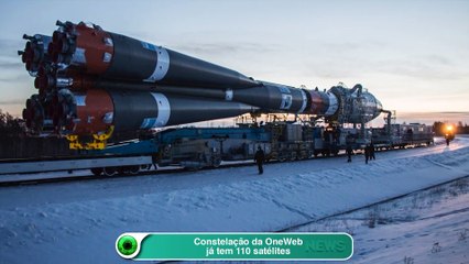 Tải video: Constelação da OneWeb já tem 110 satélites