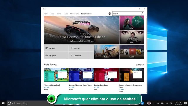 Microsoft quer eliminar o uso de senhas