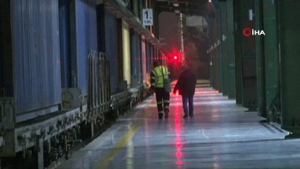 Türkiye'den Çin'e giden ikinci ihracat treni Ankara Garı'nda