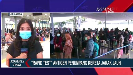 Calon Penumpang Kereta Api Jarak Jauh Wajib Tes Cepat Antigen