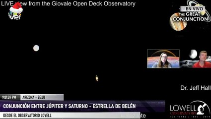 Así se vio el evento astronómico "Estrella de Belén"