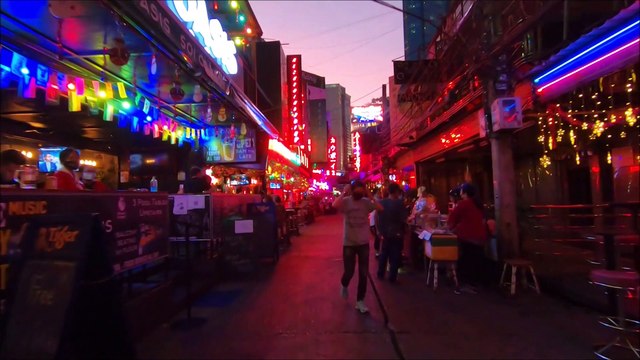 Cowboy Street (Soi Cowboy) in Bangkok, Thailand