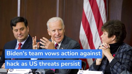 Biden's team vows action against hack as US threats persist, and other top stories in technology from December 22, 2020.