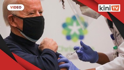 Biden gets Covid-19 vaccine as US inoculation effort mounts