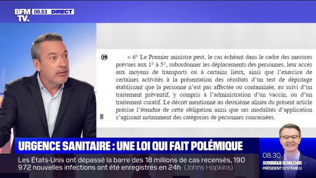Pourquoi un projet de loi sur la gestion des urgences sanitaires fait polémique ?