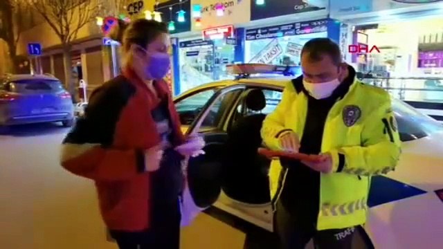 Sokağa çıkma nedenini söyleyince, polis ceza yazmadı