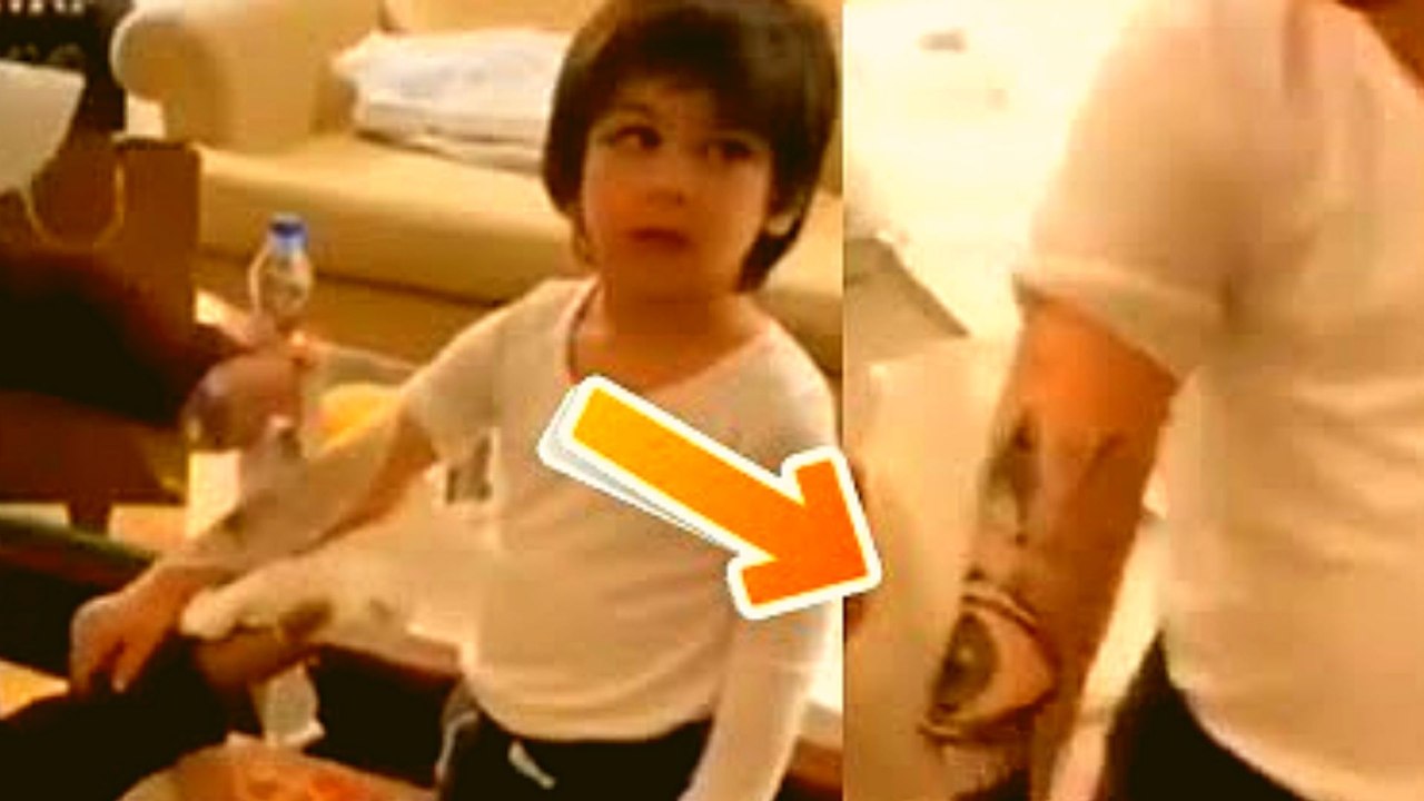 Taimur Ali Khan Tattoo VIRAL VIDEO | Taimur ने बनवाया जबरदस्त Tattoo, VIRAL VIDEO | Boldsky