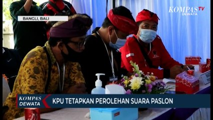KPU Tetapkan Perolahan Suara PASLON