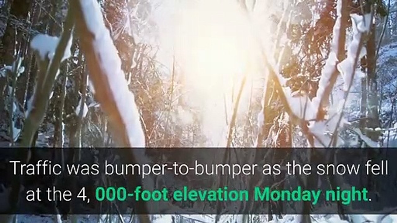 Mt Baldy Road remains closed after snow snarls traffic video Dailymotion