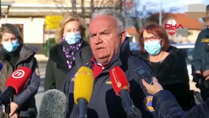 Hırvat Belediye Başkanı canlı yayında depreme yakalandı!