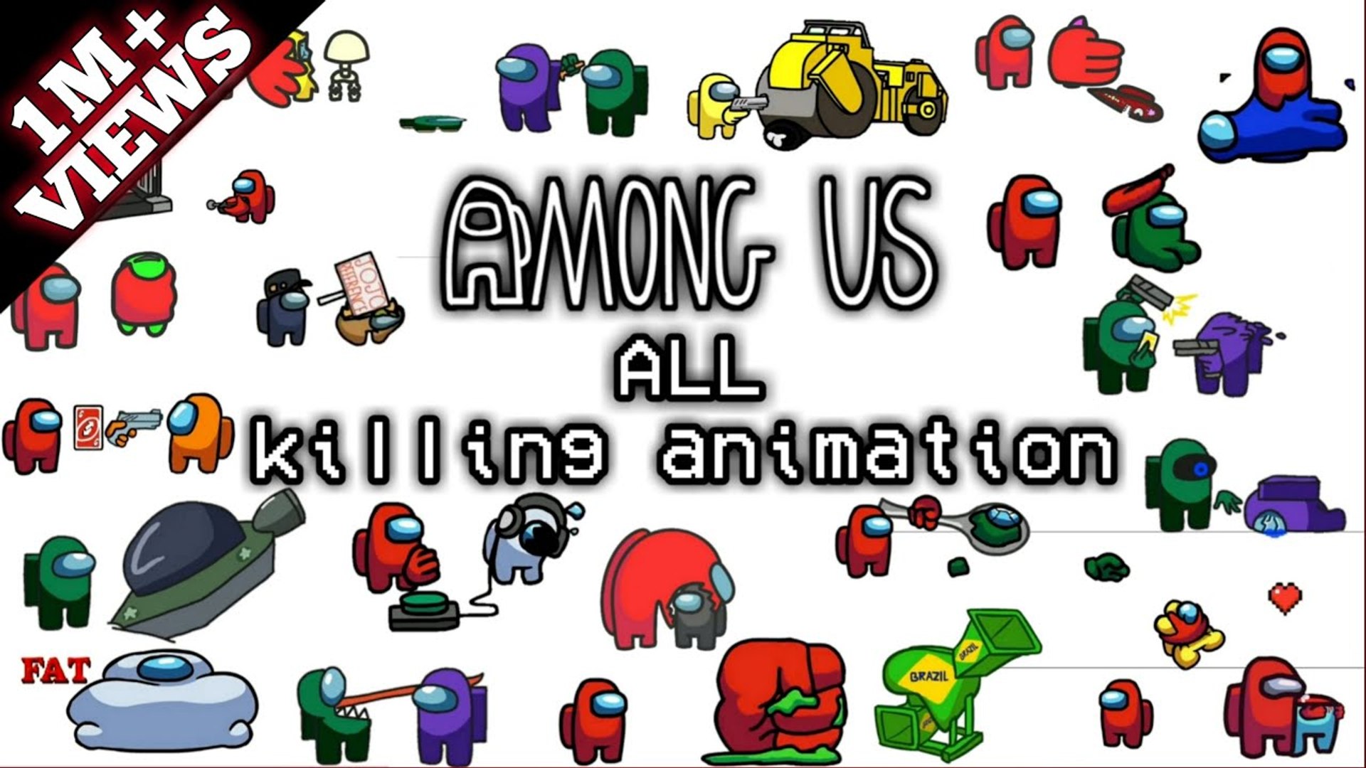 Among us all killing animation meme compilation. - video Dailymotion