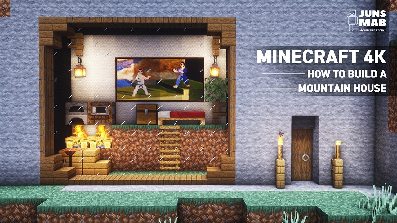Mountain House Minecraft Easy