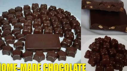 HOMEMADE CHOCOLATE RECIPE - homemade chocolate recipe | chocolate bar recipe | choco chips | milk chocolate recipe | Chef Amar