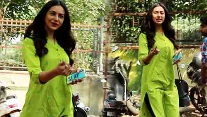 Rakul Preet Singh Spotted At casting Director office Versova | FilmiBeat
