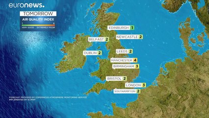 Air quality tomorrow 30/12/2020