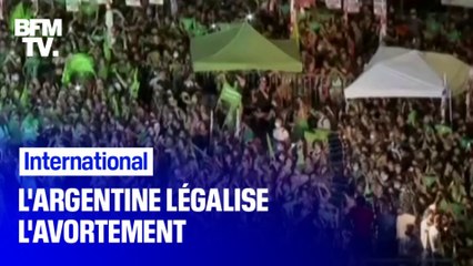 L'Argentine légalise l'avortement, une avancée historique en Amérique latine
