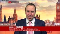 Oxford Covid vaccine approval shows 'way out' of pandemic, says Hancock