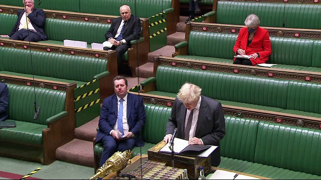 Boris Johnson introduces Brexit Trade Deal in Commons
