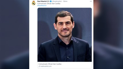 Iker Casillas anuncia emocionado su "vuelta a casa"