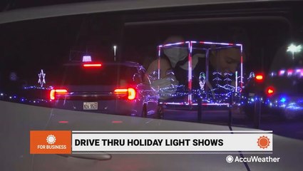 The rise of drive-thru holiday light shows