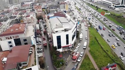 - Maltepe’de yangının çıktığı hastane havadan görüntülendi