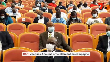 CAF : Jacques Anouma officiellement en campagne