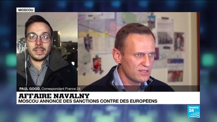 Affaire Navalny : Moscou dénonce un "délire" de l'opposant et sanctionne l'Union européenne
