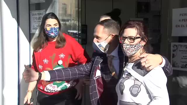 06095, segundo premio de la Lotería de Navidad