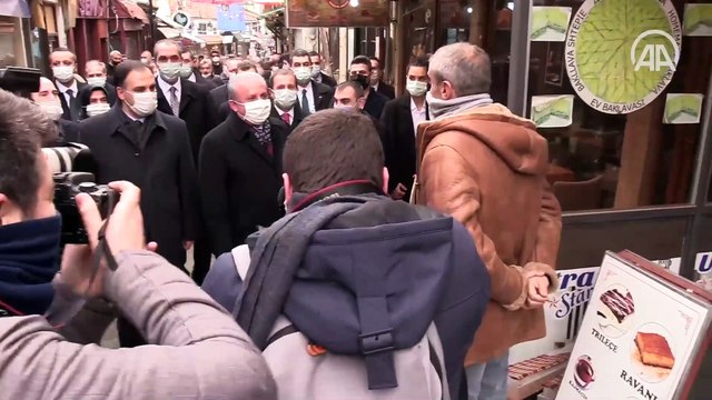 TBMM Başkanı Şentop Kuzey Makedonya'da temaslarda bulundu