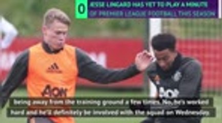 Lingard to make Manchester United return against Everton