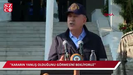 Akar: ABD'nin yaptırım kararı NATO ittifakını da olumsuz etkileyecek