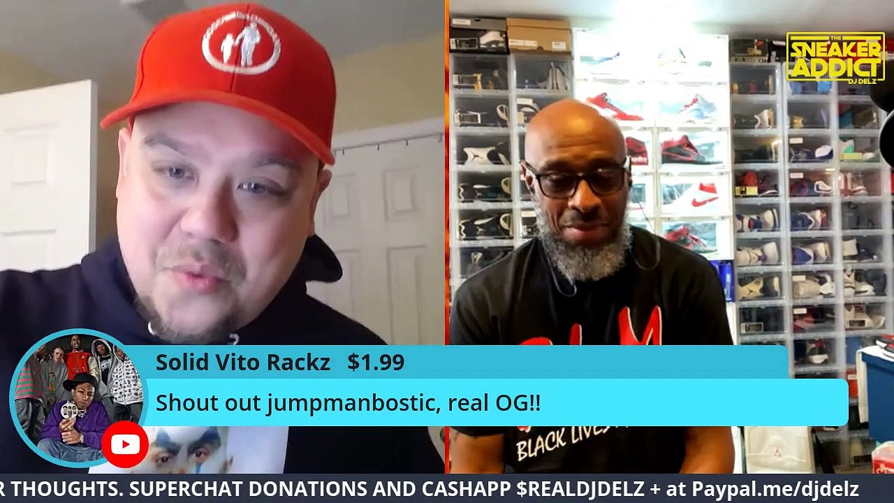 JUMPMANBOSTIC x DJ DELZ THE SNEAKER ADDICT LIVE  PODCAST