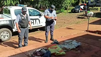 La policía recuperó carne faenada por cuatreros en Capioví