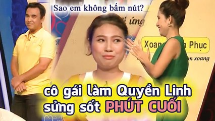 Cặp đôi CÓ TƯỚNG PHU THÊ nói chuyện CỰC HỢP, PHÚT CUỐI CÙNG cô gái làm Quyền Linh Cát Tường RỤNG RỜI
